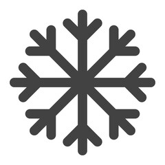 snowflake icon symbol design vector isolated on white background