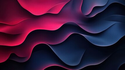 Obraz premium Bold wavy abstract art design.