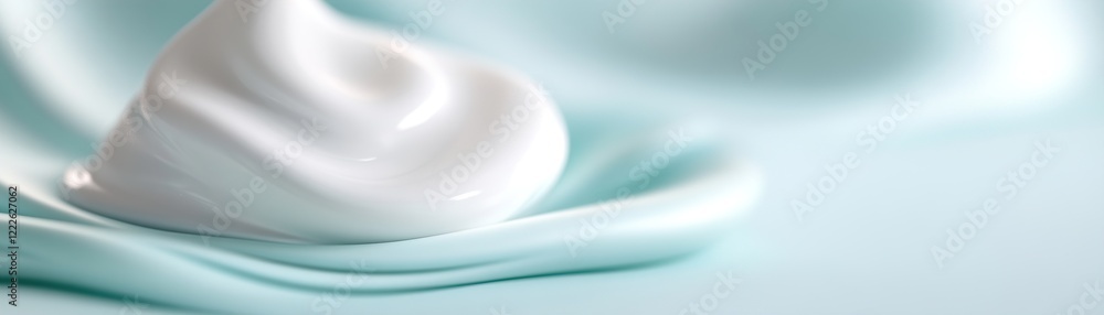 Poster soft blue and green water ripples create a tranquil atmosphere, inviting mindfulness and serenity. t