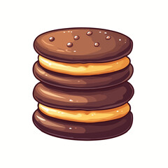 Ice Cream Sandwich Cookie vector illustration 