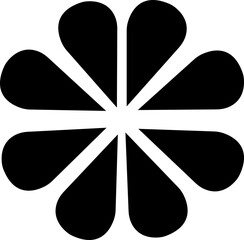 Flower icon.Flowers elements collection. Flower plant, floral garren icons collection. cute round flower plant nature, black colour shape icon,hand draw wreath. garden plants illustration collection.