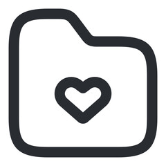 folder icons outline