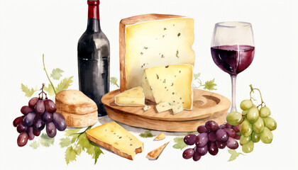 wine and cheese