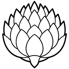 legant Coffee Pot Line Drawing