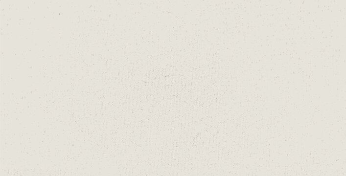 Beige grain paper texture. Rice paper. Neutral tone background with noise and speckles. Pale egg shell backdrop. Natural creamy canvas. Vector illustration.