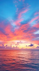Fototapeta premium Sea sunlight cloud sky outdoors.