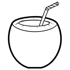 Coconut Illustration Art