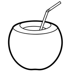 Coconut Illustration Art