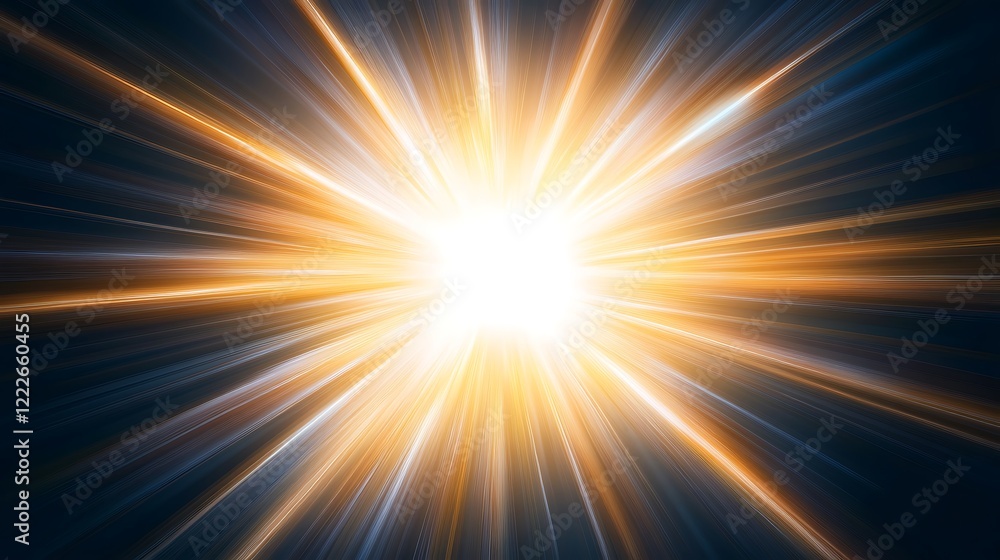 Poster bright explosion of light creating a dynamic and energetic atmosphere