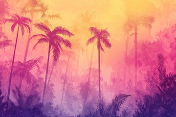 Tropical Sunset Haze