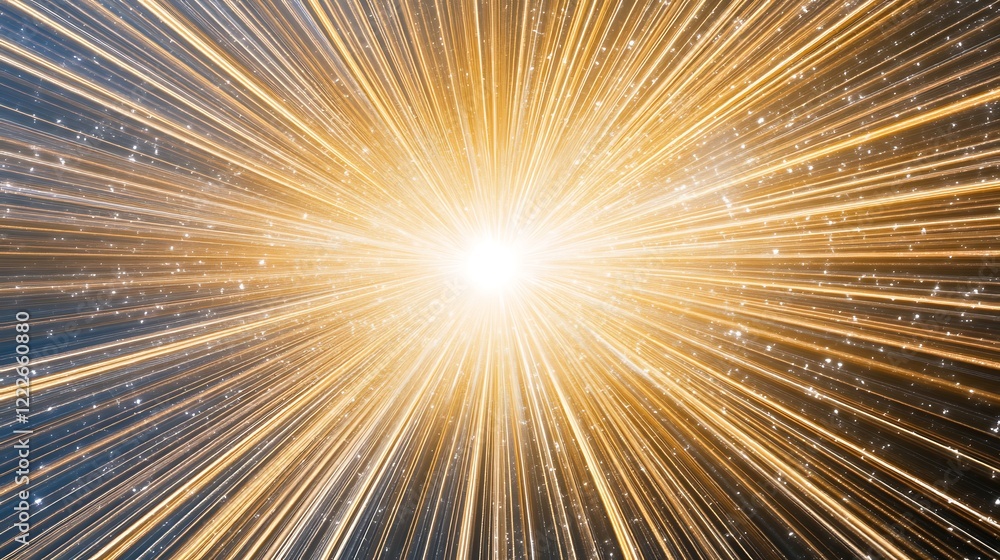 Aufkleber bright explosion of light creating a dynamic and energetic atmosphere