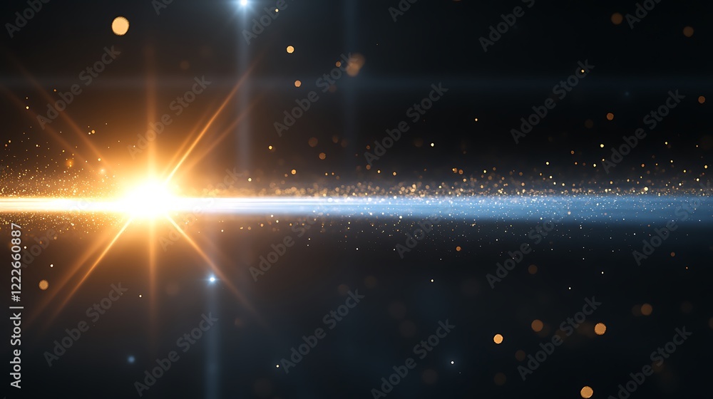 Poster bright explosion of light creating a dynamic and energetic atmosphere