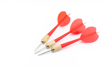 Dart isolated on white background