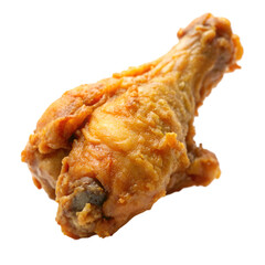 Crispy wing isolated on transparent background