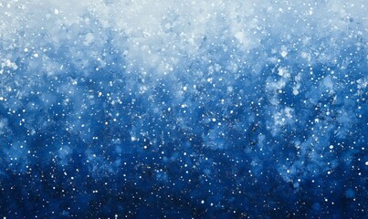 Obraz premium falling snow on blue sky