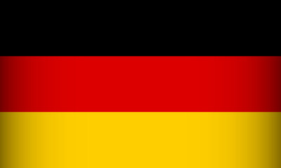 National Flag of the Federal Republic of Germany. Vector element