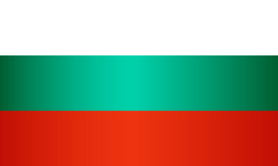 National Flag of Bulgaria. Vector Element