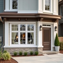 Luxury Home Exterior: Modern Architecture and Curb Appeal