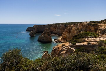 Coastline of Algarve: Cliffs and Coves