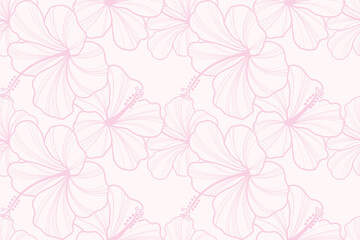 Hand drawn flower  pattern, seamless vector, botanical pattern, sketch, design for fashion, fabric, textile, wallpaper, cover, packaging and all prints.