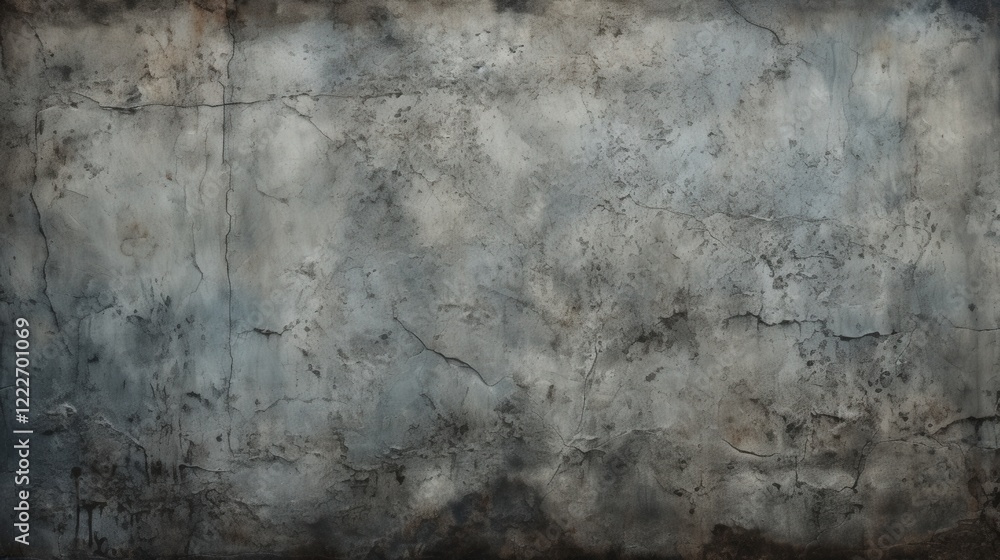 Poster textured background of old grungy surface with grainy appearance showcasing cracks and fading colors