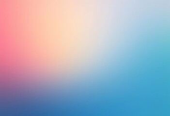 Smooth Gradient Background with Soft Color Transitions Pink Peach Blue Abstract Backdrop. ai generated
