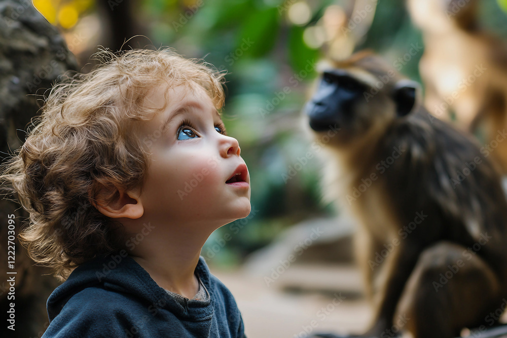 Poster child enjoying a special outing generative ai image