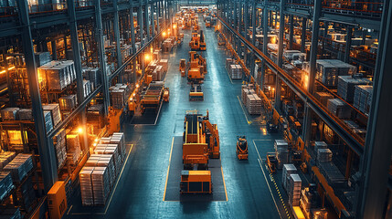 Automated Warehouse Interior