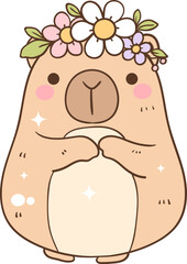 Cute Capybara Doodle