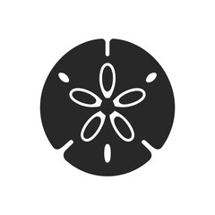 Geometric Sand Dollar Icon