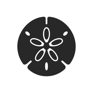 Geometric Sand Dollar Icon