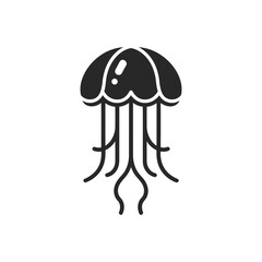 Jellyfish Flowing Lines Icon