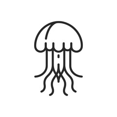 Jellyfish Curved Ripple Icon