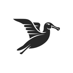 Obraz premium Albatross Flight Design Icon