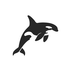 Fototapeta premium Dynamic Orca Icon