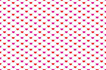 Valentine's Day | Seamless pattern Red Heart, Pink Heart, Cherry Heart | Design for pillow, blanket, rug, carpet, fabric, fashion, clothing, wallpaper, accessory