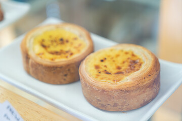 Breakfast with Fresh butter croissants