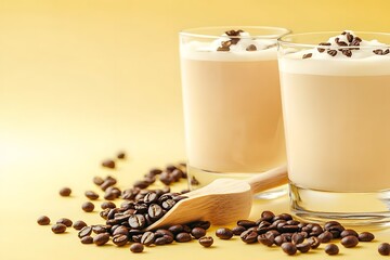 Creamy Coffee Drinks with Roasted Beans