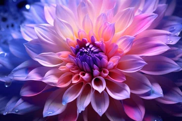  Neon flower dahlia plant inflorescence. © Rawpixel.com