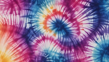 Hand-Dyed Shibori Tie Dye Fabric with Watercolor- Inspired Swirls, Swirl, Bohemian