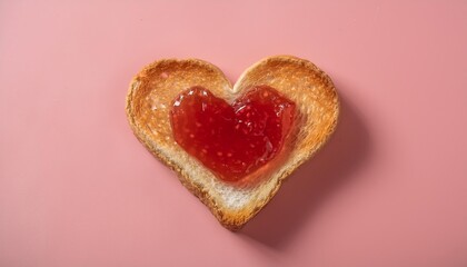 heart shaped bread