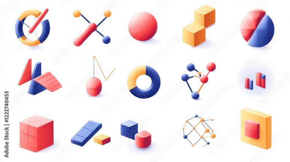Poster enterprise strategy development abstract concept vector illustration set. business intelligence and 