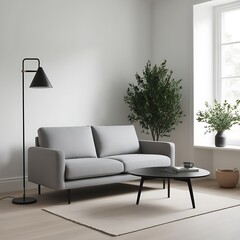 Comfortable minimalist living room