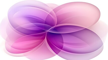 Abstract Purple Pink Swirl Flowing Design Background