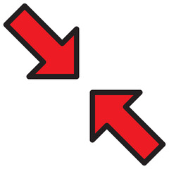 arrows minimize minue screen reduce