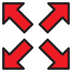 expand maximize scale arrows full