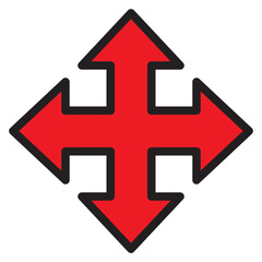 move drag drop arrows interface