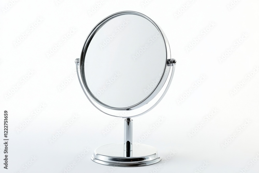 Aufkleber elegant standing mirror on a pristine white background showcasing versatile design and simplicity id