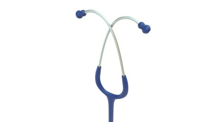 parts of a stethoscope 3d illustration