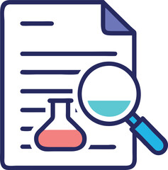 folder with magnifying glass